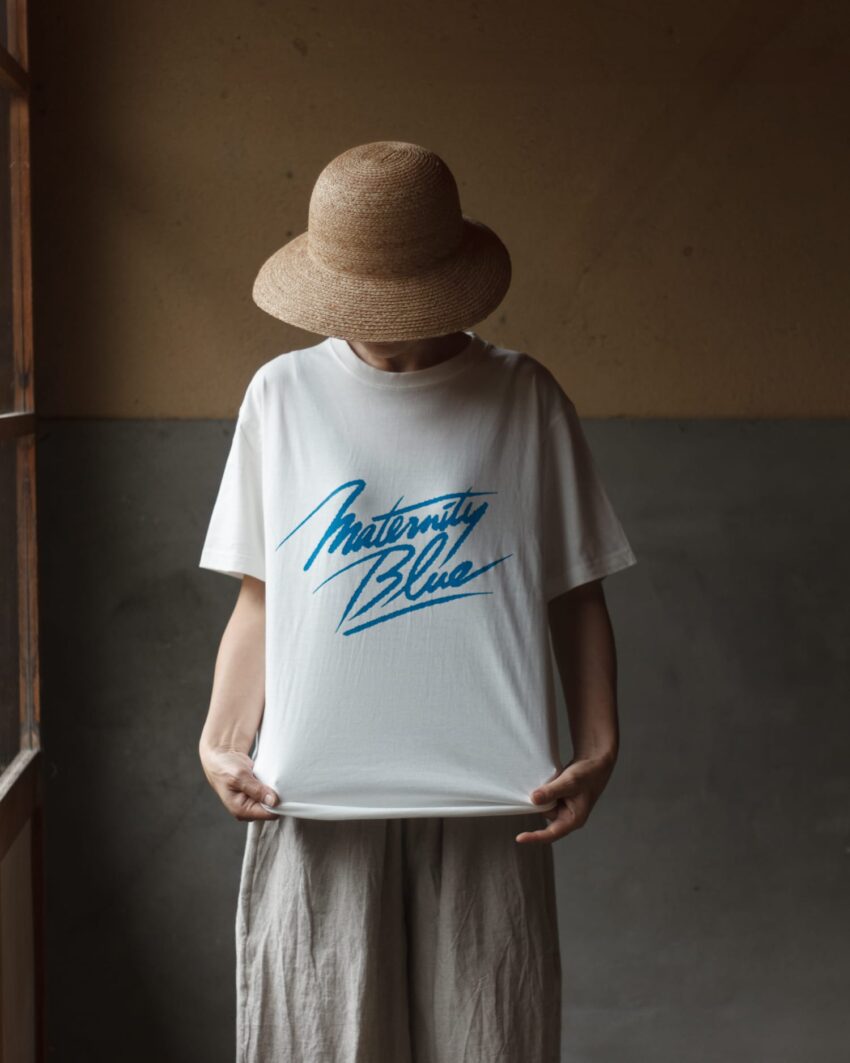 Maternity Blue Tシャツ（ナチュラル）