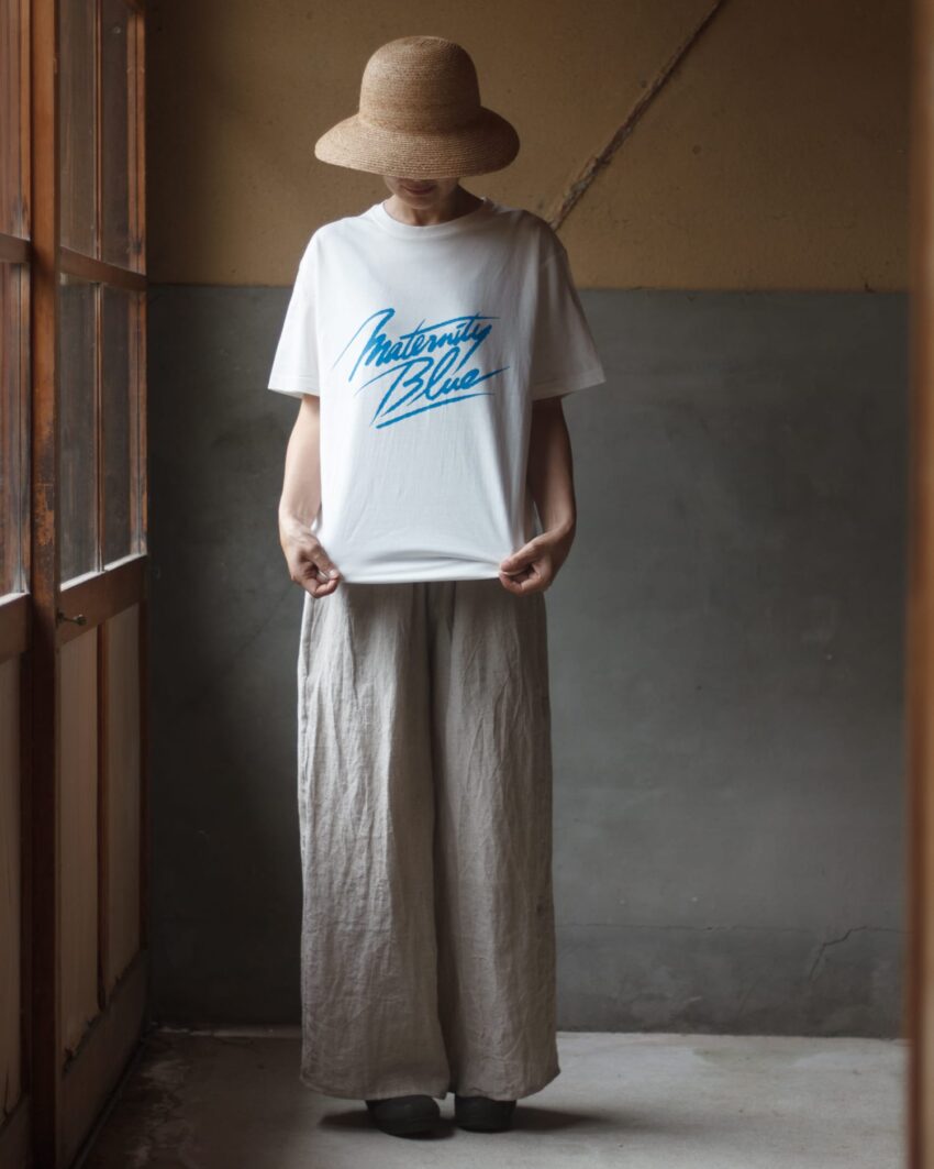 Maternity Blue Tシャツ（ナチュラル）