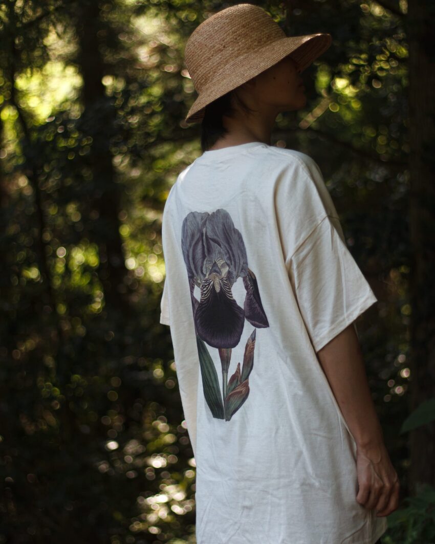 蘭/B Tシャツ