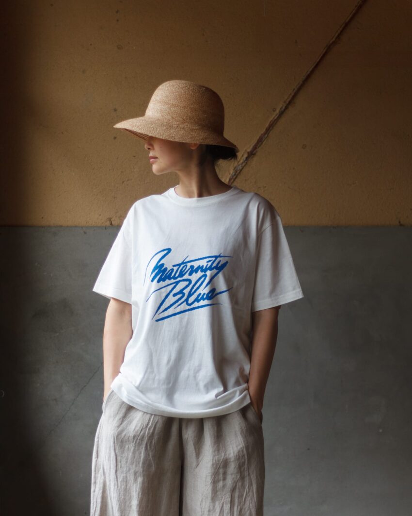 Maternity Blue Tシャツ（ナチュラル）