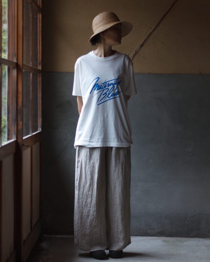 Maternity Blue Tシャツ（ナチュラル）