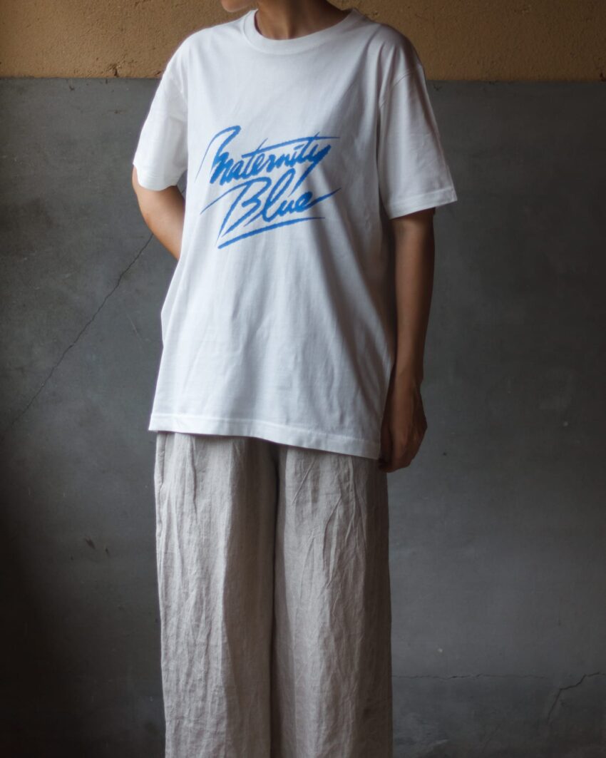 Maternity Blue Tシャツ（ナチュラル）