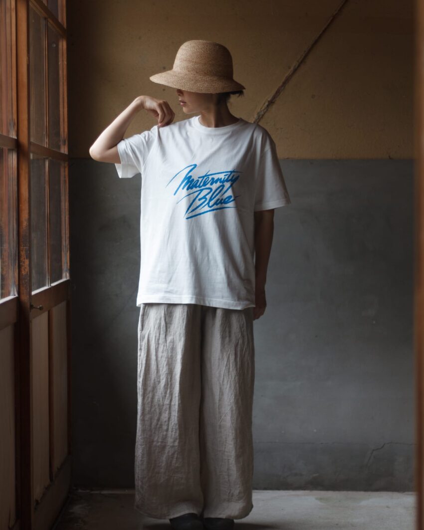 Maternity Blue Tシャツ（ナチュラル）
