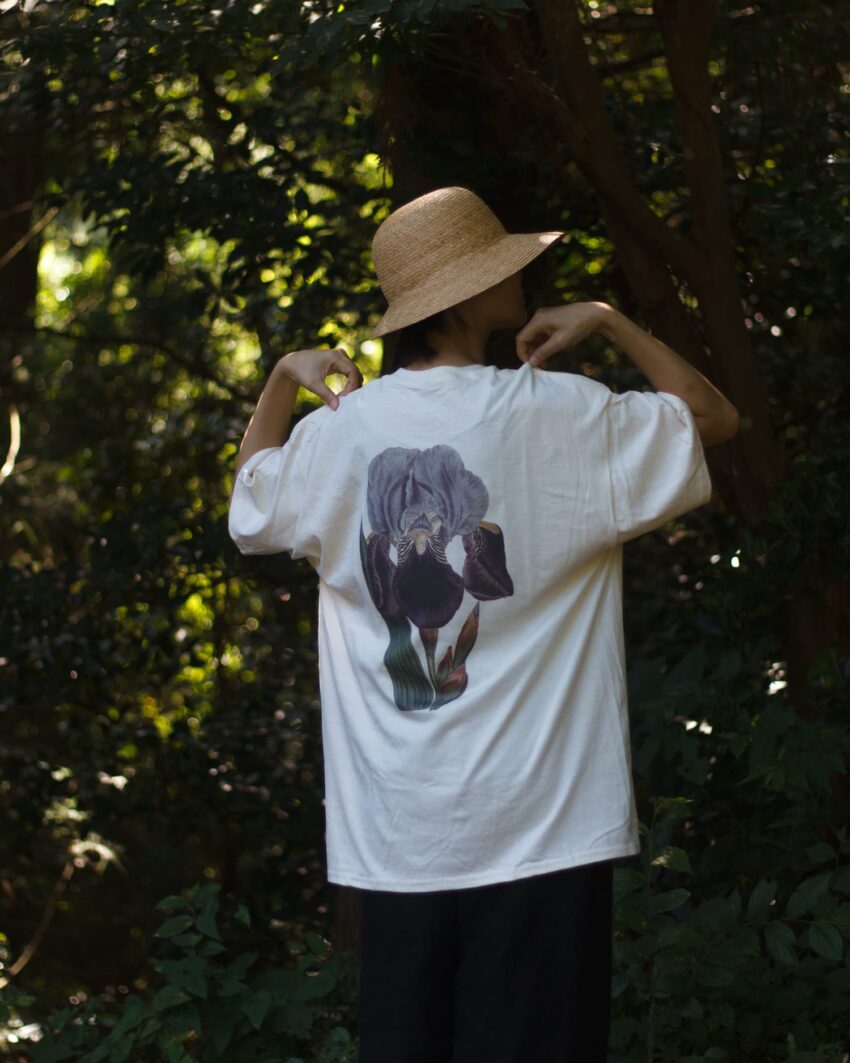 蘭/B Tシャツ